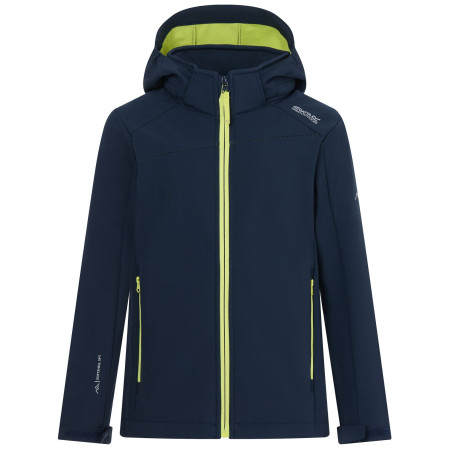 Veste softshell enfant Regatta Haydenbury Navy (Wild Lime) bleu / vert Navy (Wild Lime)