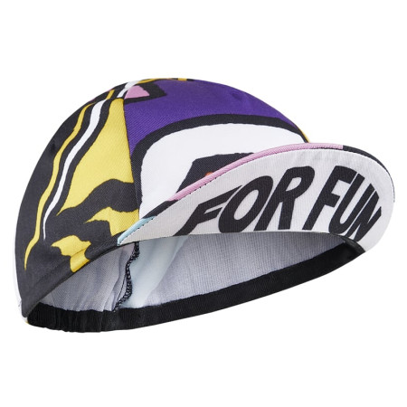 Casquette Craft ADV Bike Offroad jaune / violet Multi-Gum