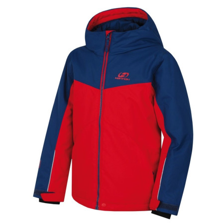 Veste d'hiver enfants Hannah Raffaela Jr rouge / bleu RacingRed/Poseidon
