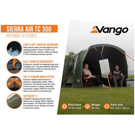 Tente Vango Sierra Air TC 300