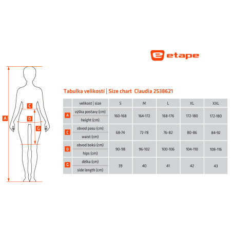 Short vélo femme Etape Claudia