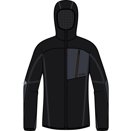 Sweatshirt fonctionnel homme Direct Alpine Dragon noir / gris anthracite