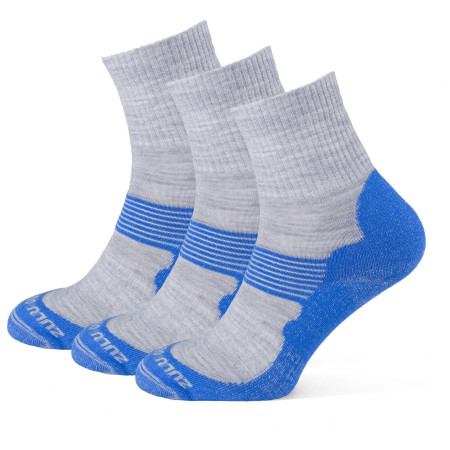 Chaussettes Zulu Merino Allseason 3-pack bleu blue