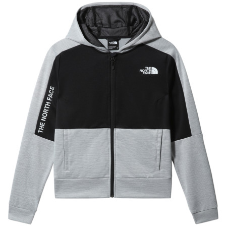 Sweat-shirt femme The North Face Ma Full Zip Fleece 2022 gris / noir Tnflightgreyhthr/Tnfblack