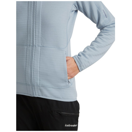 Sweat-shirt femme Icebreaker W Mer 400 RealFleece Descender LS Z