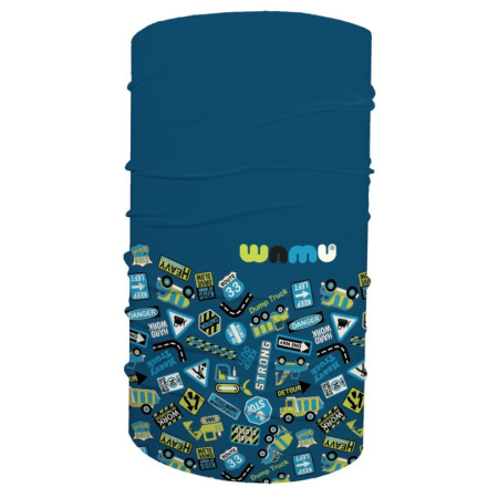 Foulard multifonctionnel WAMU Bagr bleu