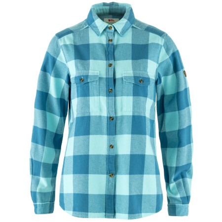 Chemise femme Fjällräven Övik Heavy Flannel Shirt W bleu Dawn Blue-Breeze Blue