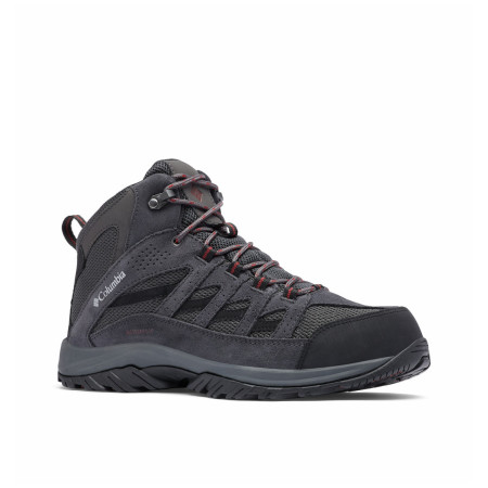 Chaussures de trekking homme Columbia Crestwood™ Mid Waterproof gris / bleu Dark Grey, Deep Rust