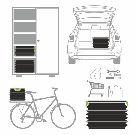 Boîte pliante avec couvercle Yolco CP60