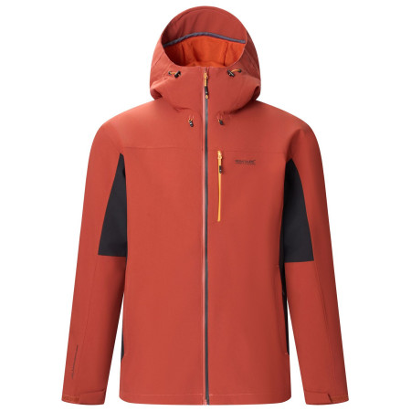 Veste imperméable pour homme Regatta Birchdale II orange / noir BurntHen/Blk