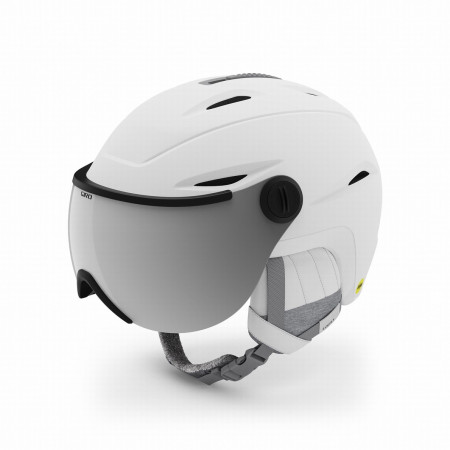 Casque de ski femmes Giro Essence Mips blanc Mat White/Silver Flash