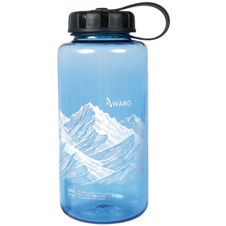 Bouteille Warg Peak Tritan Wide 1L bleu blue