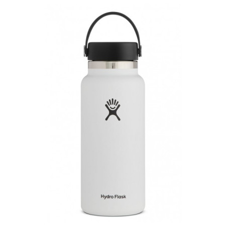 Bouteille isotherme Hydro Flask Wide Mouth 32 oz blanc White