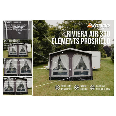 Tente caravane Vango Riviera Air 330 Elements ProShield