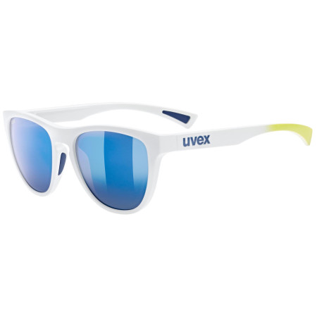 Lunettes soleil Uvex Esntl Spirit blanc / bleu White Matt/Mirror Blue