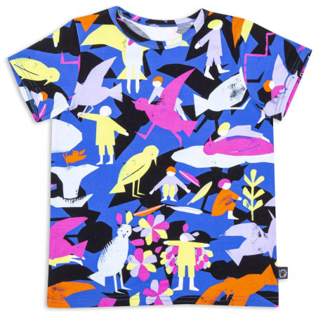 T-shirt enfant Wouki Bara Magenta