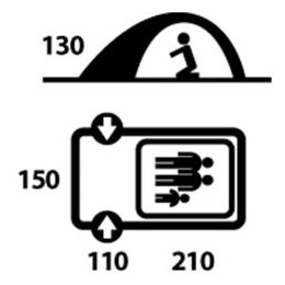 Tente Husky Felen 2-3