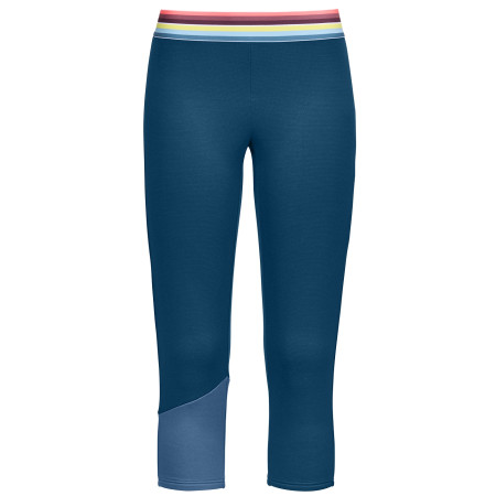 Sous-vêtements pantalon 3/4 femmes Ortovox Fleece Light Short Pants W bleue petrol blue