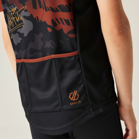 Maillot cyclisme enfant Dare 2b Dynamite Jersey Blk Graffiti