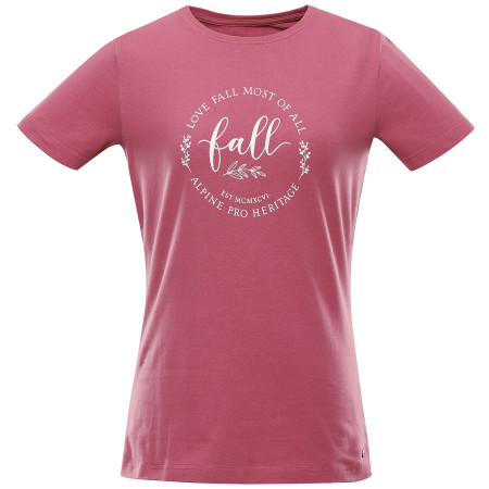T-shirt femme Alpine Pro Allona rose meavewood