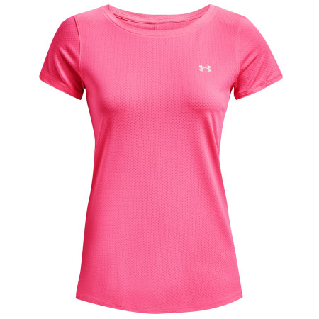 T-shirt fonctionnel femme Under Armour HG Armour SS rose / bordeau Pink Punk/Metallic Silver