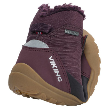 Bottes d'hiver enfant Viking Outdoor Footwear Spruce Barefoot Warm GTX 2V Wine