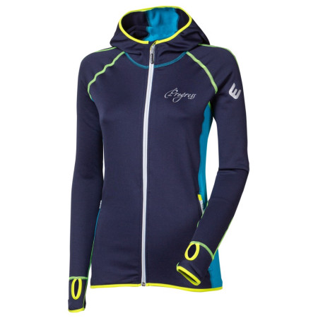 Sweat-shirt femme Progress Tispa Hoody bleue TmModrá/Turquoise