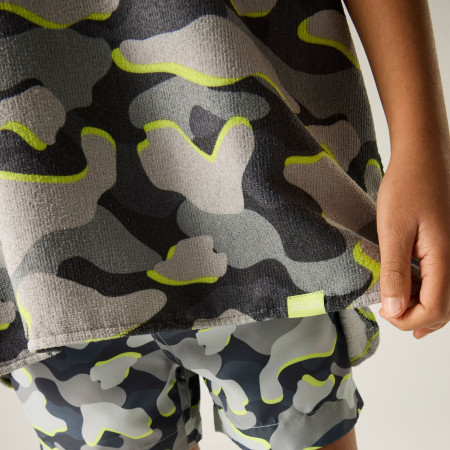 Poncho enfant Regatta Kids Towel Robe DrkStrmCamo