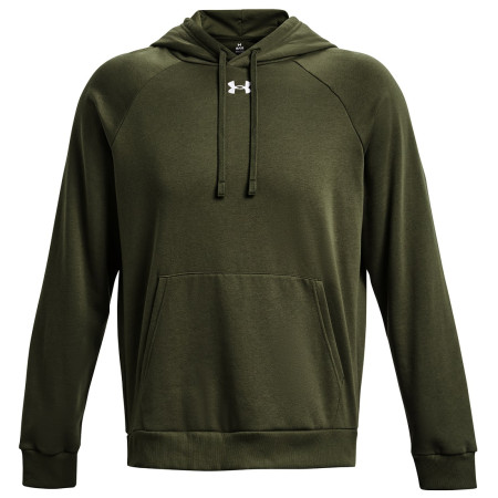 Sweat-shirt homme Under Armour Rival Fleece Hoodie vert foncé Marine OD Green / / White