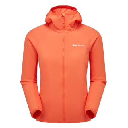 Veste d'hiver femme Montane F Sirocco Hoodie orange TIGERLILY