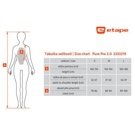 Protection dorsale femmes Etape PURE PRO 2.0