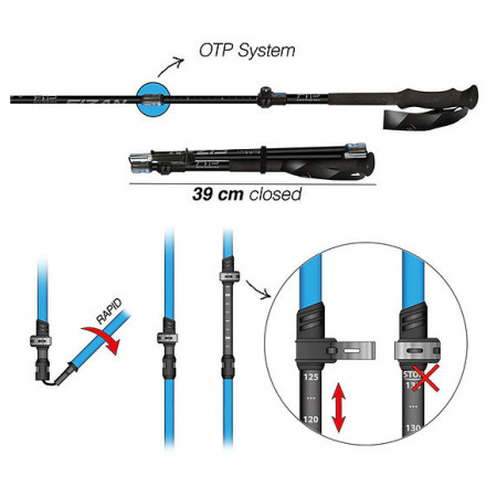 Bâtons randonnée Fizan RFP Touring