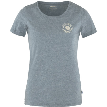 T-shirt femme Fjällräven 1960 Logo T-shirt W 2022 bleue Indigo Blue-Melange