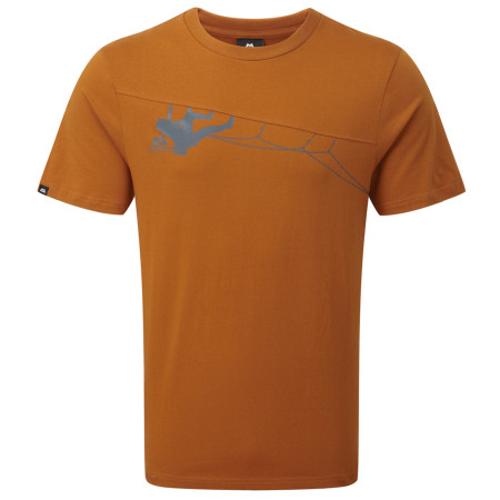 T-shirt homme Mountain Equipment Roof Crack Tee brun PumpkinSpice
