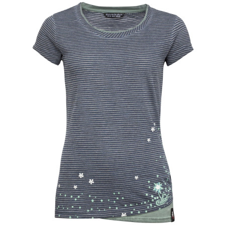 T-shirt femme Chillaz Fancy Little Dot 2021 bleu foncé IndigoBlueStripesWashed
