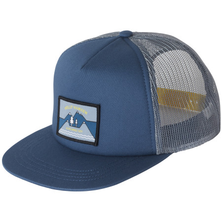 Casquette Helly Hansen Hh Flatbrim Trucker Cap bleue 606 Deep Fjord
