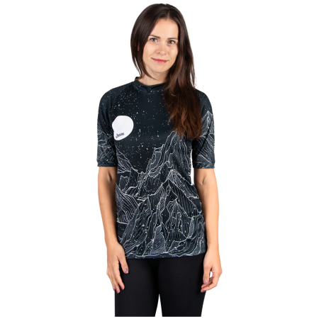 T-shirt fonctionnel femme Drexiss All Diamond Beach Black Coolmax