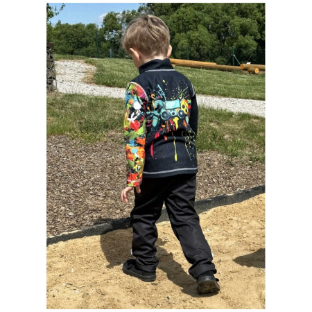 Pantalon softshell enfant WAMU Černá
