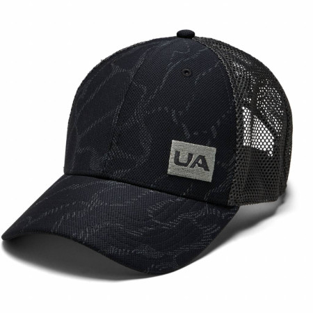Casquette Under Armour Men's Blitzing Trucker 3.0 vert Black/Black/SlatePurple
