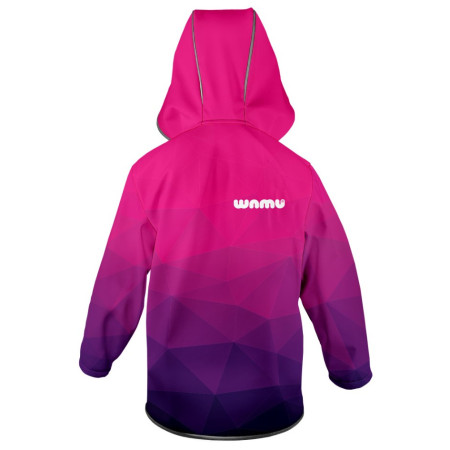 Veste softshell enfant WAMU Mozaika purple