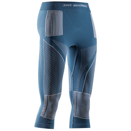 Sous-vêtements fonctionnels femme X-Bionic Energy Accumulator 4.0 Pants 3/4 bleu MINERAL BLUE/ARCTIC WHITE