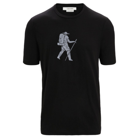 T-shirt fonctionnel homme Icebreaker Tech Lite II SS Tee Trail Hiker vert Black