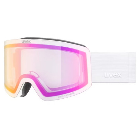 Masques ski Uvex Provoqe V blanc WHITE MATT DL/PINK-CLEAR S0-2