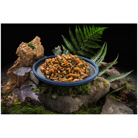 Repas déshydraté Adventure Menu Penne aux protéines de grillon en sauce avec haricots, épinards et olives