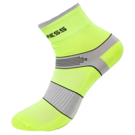 Chaussettes Progress Cycling 8CE Cycling jaune ReflectiveYellow/Gray