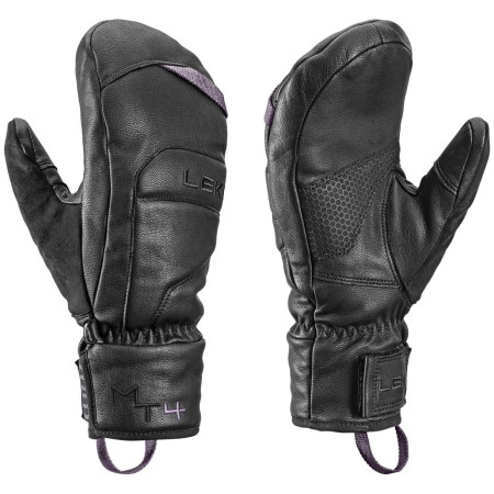 Gants de ski femmes Leki Montera Prime Women Mitt noir black-blackberry gray