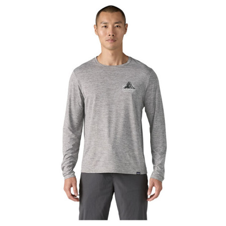 T-shirt homme Patagonia M's L/S Cap Cool Daily Graphic Shirt - Lands