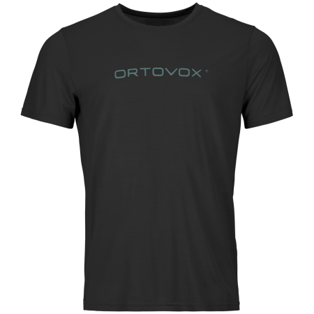 T-shirt homme Ortovox 150 Cool Brand T-shirt noir Black Raven