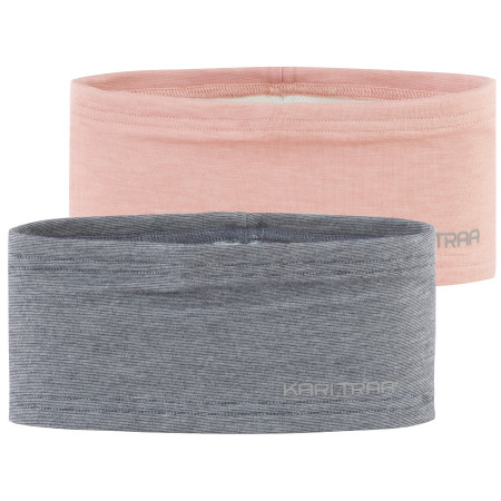 Bandeau Kari Traa Nora S Headband 2Pk gris / orange Marin