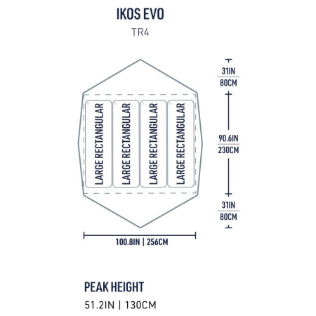 Tente Sea to Summit Ikos Evo Tent TR4